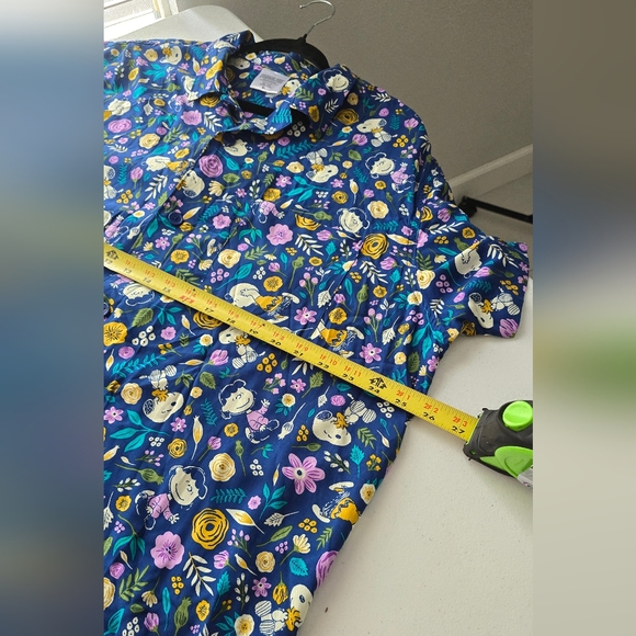 Men's Peanuts Short Sleeves Woven Shirt Size XL - Picture 14 of 14